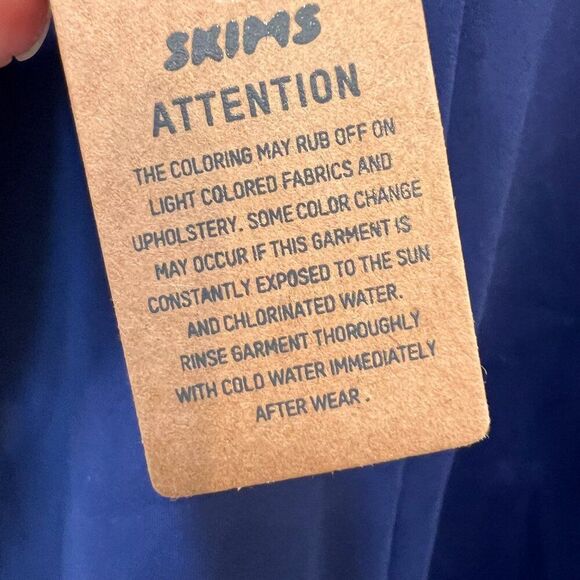 Skims One Piece Bathing/Swim Suit Sculpting Women's Size 3X Midnight Blue - Picture 10 of 13